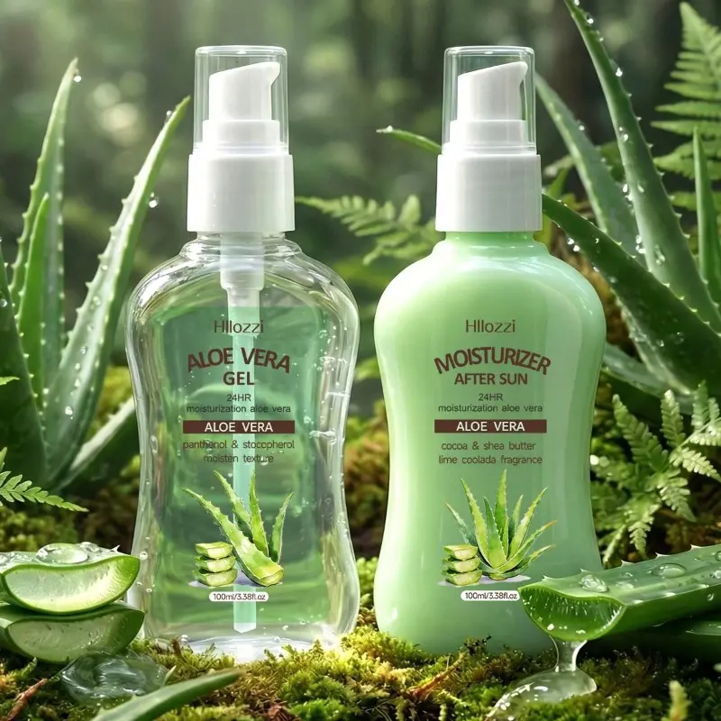 Aloe Vera Gel with Moisturizing Cream, Long-lasting Moisture, After-sun Repair, Plant Extracts, Aloe Vera Moisturizing, Aloe Vera Skin Lotion, Moisturizer