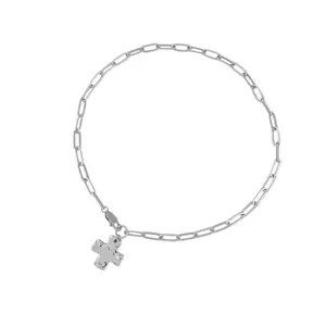 Thick Crucifix Pendant Necklace For Women Trendy Layering Vintage Jewelry Gift