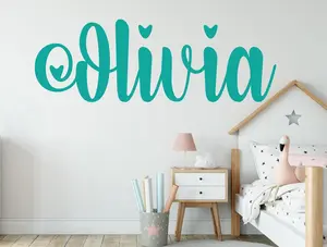 11″ Custom Nursery Name Wall Decal – Personalized Vinyl Baby Room Décor