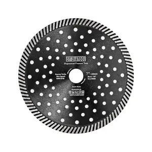 Diamond Blade for Granite Marble Block Diamond Cutting Disc with Turbo Cutter Heads and Multiple Holes discos de diamante