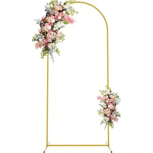 6FT Metal Arch Backdrop Stand  Arched Backdrop Frame for Wedding Party Ceremony Birthday Bridal  Shower Garden Floral Balloon Arch Decoration