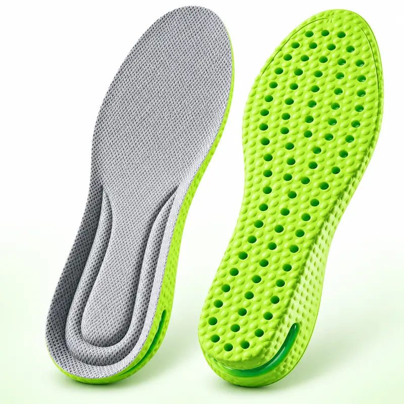 Air Cushion Height Increase Insoles for Men & Women, Soft Shock-Absorbing Breathable Shoe Inserts with Odor Control for Sneakers, Boots and Daily Wear