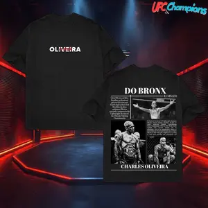 Charles Oliveira 'Do Bronx' Legacy Tee, Do Bronx UFC Fighter T-shirt, UFC Fan Custom Graphic Design, Gift For UFC MMA Fans
