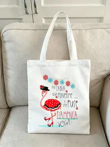 Trendy Flamenco Retro Design Shoulder Bag Suitable for casual commuting.