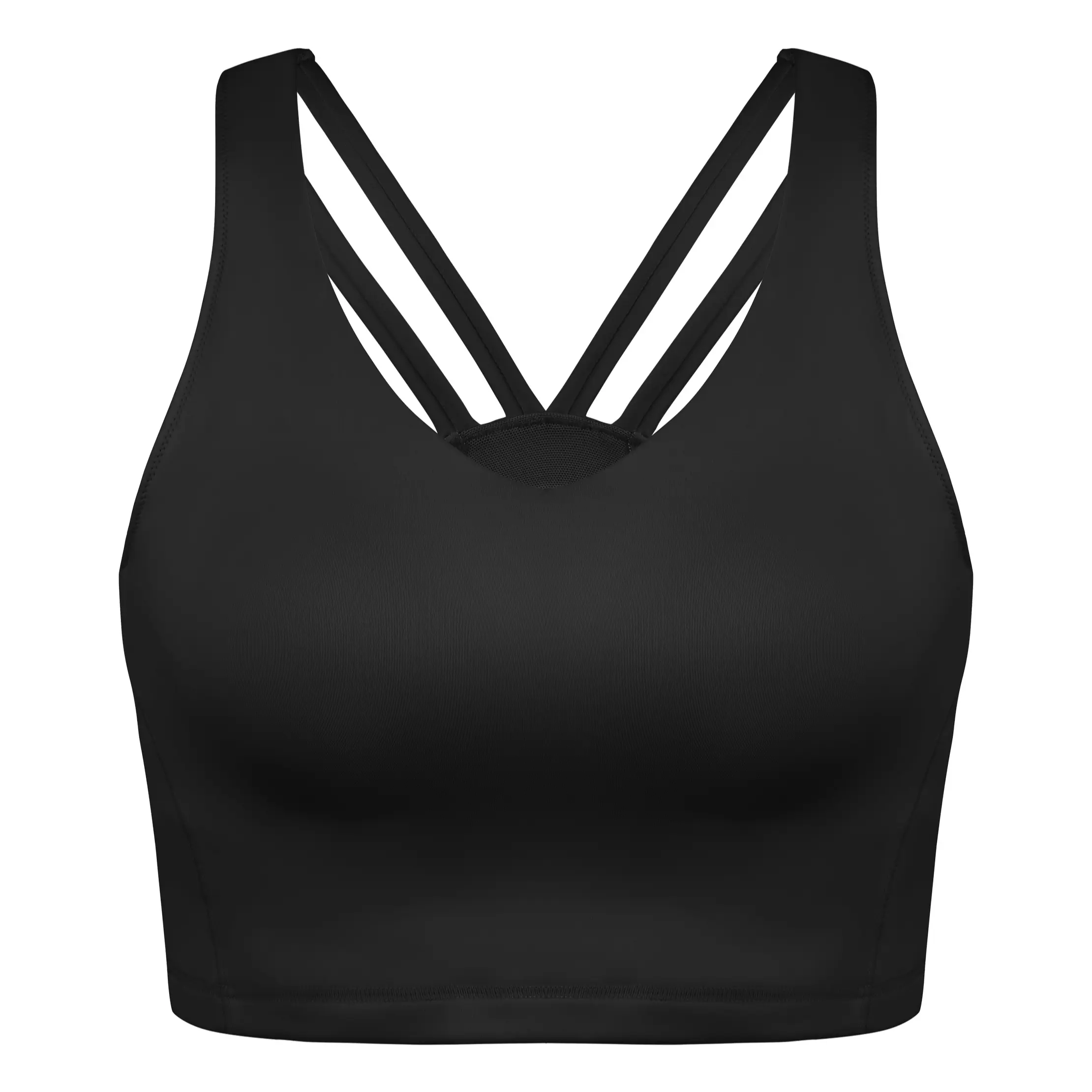 Black-Crop Criss Cross Back