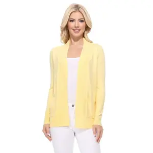 Open Front Shrug Sweater Knit Cardigan