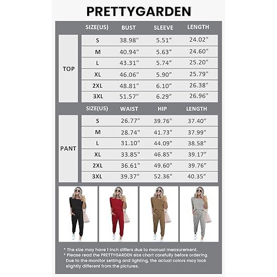 PrettyGarden Women's 2-Piece Set Summer Outfits S-XXXL Crew Neck Short Sleeve Tracksuit Jogger Set With Drawstring and Pockets Comfy Lounge Wear#springtok