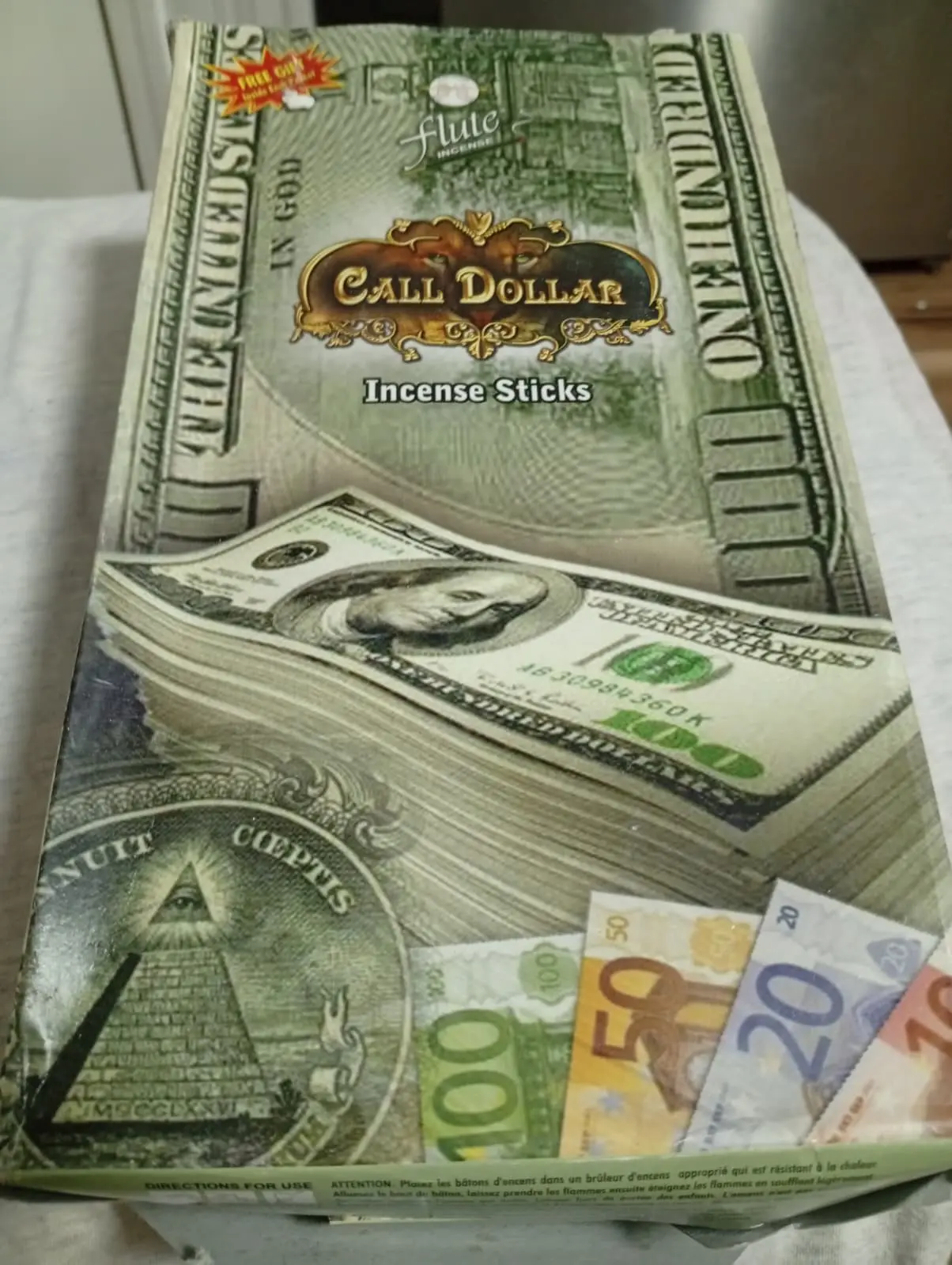 Flute Call Dollar Incense Sticks