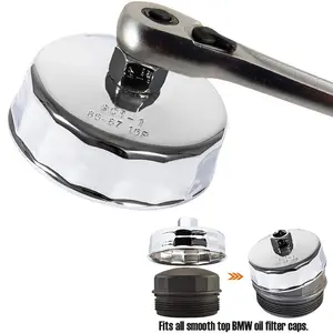 Oil Filter Wrench Chrome 86mm for BMW N20 N26 N51 N52 N54 N55 N63 N74 S63