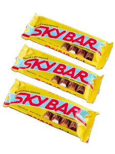 Skybar , Set of 5 Chocolate Bars - Peanut, Caramel, Fudge, Vanilla