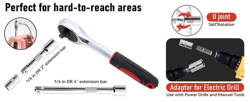 46pcs Car Repair Machinery Tools Set, Household Machinery Tools, Socket Wrench Diy Repair Tool Kit, Ratchet Screwdriver Compatible with Car Repair & Bicycle Repair, Hardware Toolbox Compatible with Auto Repairing & Household, Christmas Gift for Husband 46pcs Car Repair Machinery Tools Set, Household Machinery Tools, Socket Wrench Diy Repair Tool Kit, Ratchet Screwdriver Compatible with Car Repair & Bicycle Repair, Hardware Toolbox Compatible with Auto Repairing & Household, Christmas Gift for Husband