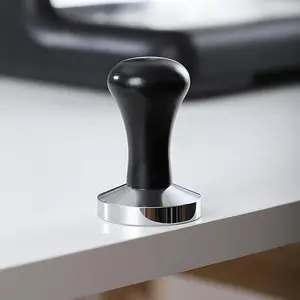 Espresso Tamper 51mm Coffee Tamper Tool Espresso Tamp Press Set, 90x51mm, Solid , Stainless steel, Espresso Accessories for Barista, Cafe, Coffe Grounds (51mm)
