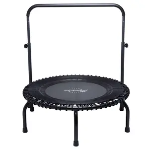 JumpSport 350 PRO Lightweight 39-Inch Adults Fitness Trampoline & Handle Bar