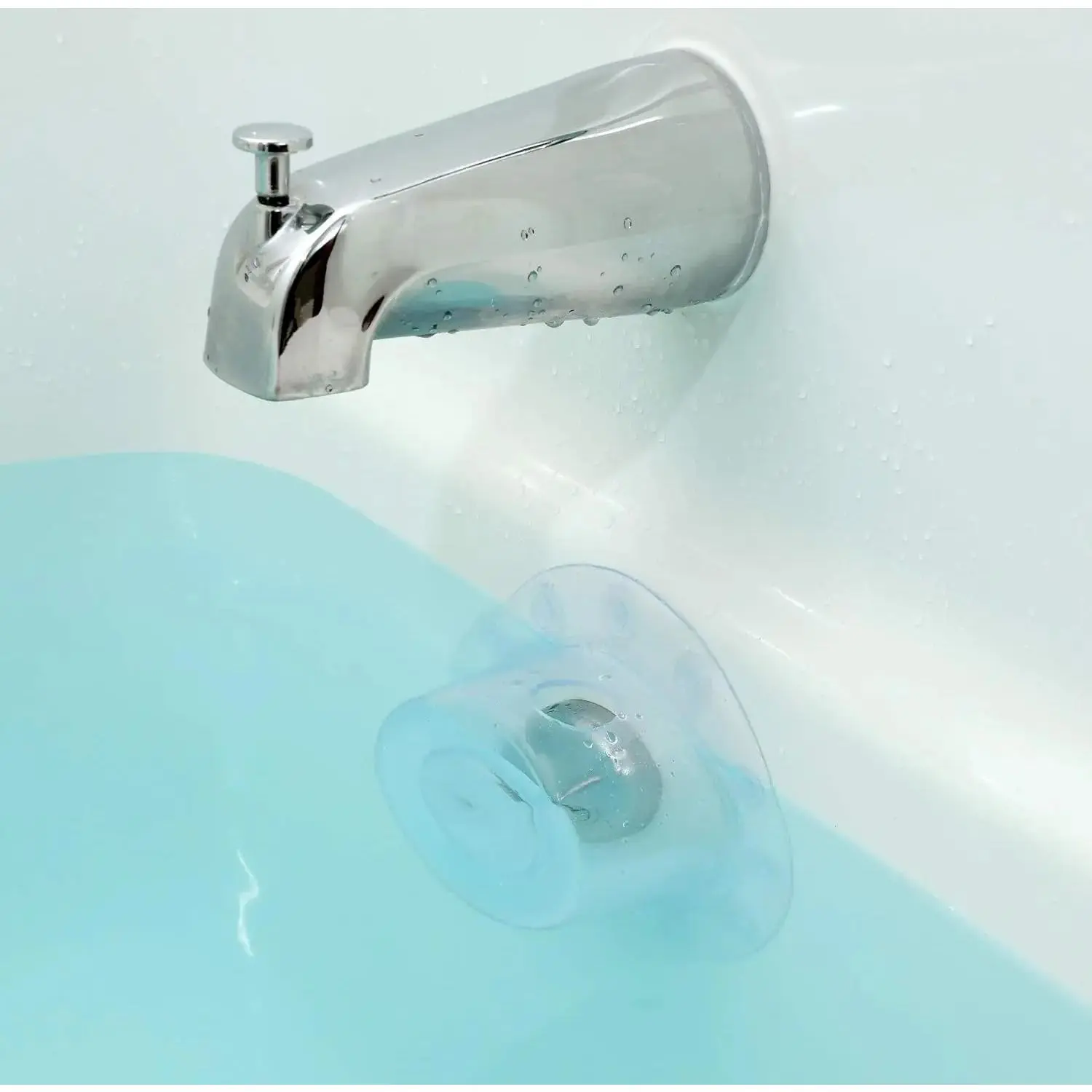 Eco-Friendly Bottomless Bath Overflow Drain Cover, Tub Drain Block Water Stopper Plug, Spa Bath Accessory, Ideal Gift for Mom