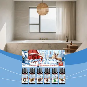 Winter Aromatherapy Essential Oil Set - Freshen Up Indoor Air and Create a Festive Atmosphere at Home