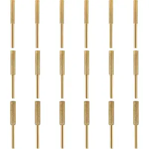 18 count High Hardness Chainsaw Sharpener - Emery Plated Chainsaw Sharpening Bits, Burr Chain  File Stone for Wheels Grinding   (5/32'', 3/16'', 7/32'')