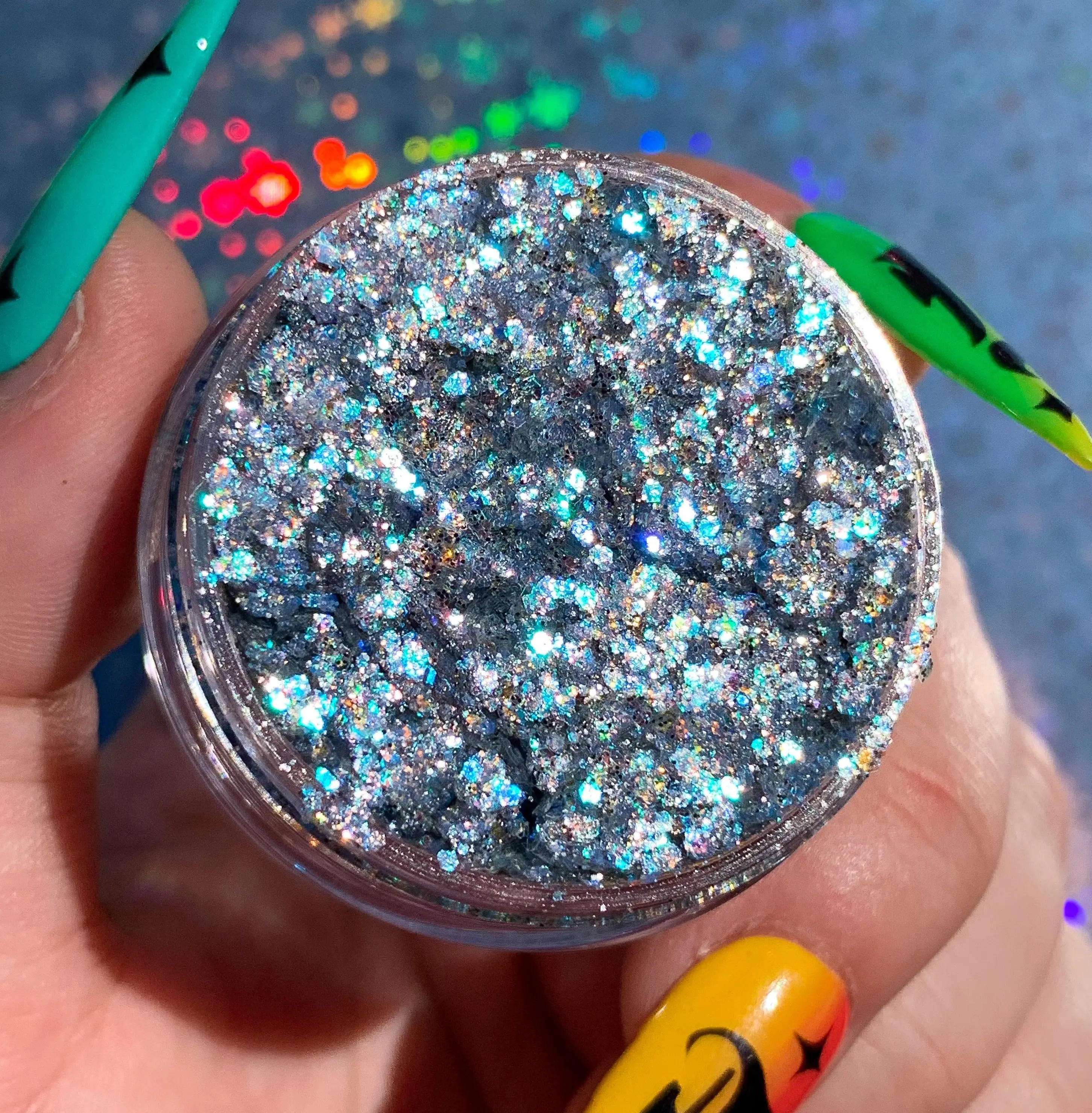 Chidori Glitter Gel by Miss Shu Mai - Slayfire Cosmetics Metallic + Iridescent Cosmetic Glitter