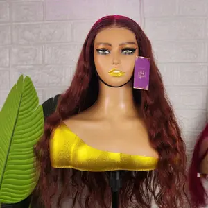 BQUEENS NINI Ready to Wear  Reddish Brown Body Wave Glueless Wig 6*4 Human Hair