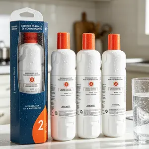 EveryDrop EDR2RXD1 Refrigerator Water Filter – Authentic Filter 2 for Whirlpool, Maytag, Amana, KitchenAid & JennAir – NSF Certified to Reduce Lead, Pesticides & Pharmaceuticals – Replaces 1,500 Plastic Bottles – Easy Push-In Install – 6-Month Life