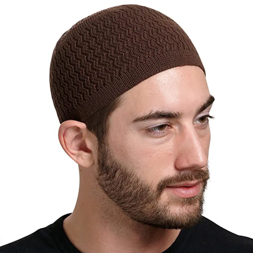 Knitted Wave Woolen Cap — Warm Winter Beanie, Multiple Colors
