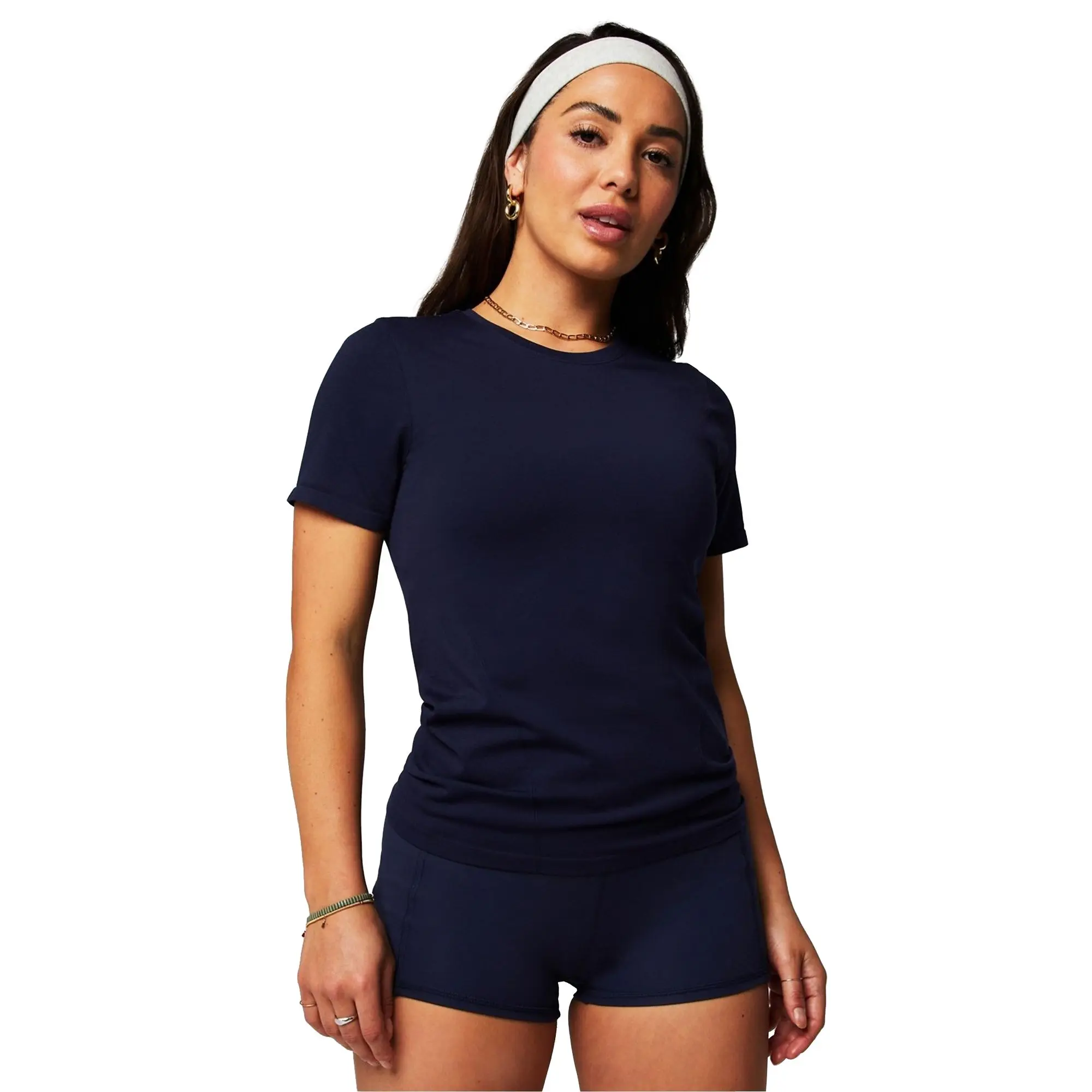 Fabletics Women's Feather Tech+ Short-Sleeve Top
