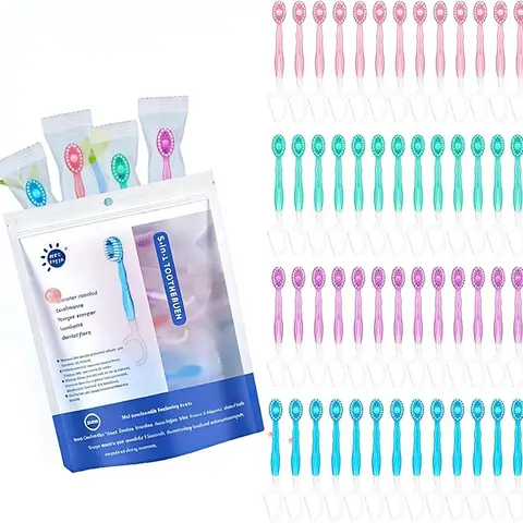 Tialexa Portable 5-in-1 Dental Care Set 26PCS – Toothbrush, Floss, Tongue Cleaner & Toothpick Kit, Soft Bristle Oral Hygiene Tools for Travel, Office, Camping & Everyday Use