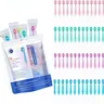 Tialexa Portable 5-in-1 Dental Care Set 26PCS – Toothbrush, Floss, Tongue Cleaner & Toothpick Kit, Soft Bristle Oral Hygiene Tools for Travel, Office, Camping & Everyday Use