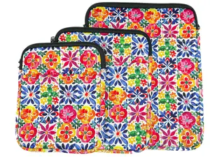 Floral Tile Book Sleeve