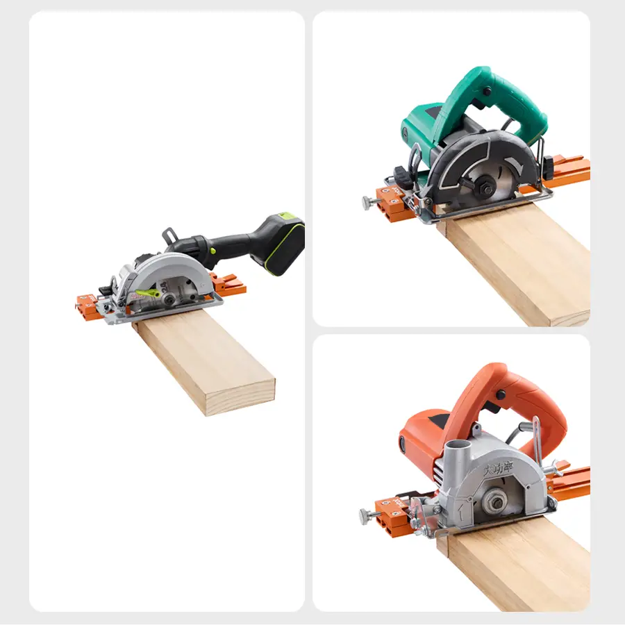 IMBOTUpgraded Thick Aluminum Alloy Adjustable Cutting Machine Base Guideway Circular Saw Guideway Extended Guideway Electric Cir