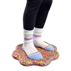 Multicolor Flower Epp Balance Training Board, Touch Perception & Balance Trainer, Home Gym, School Pe, Party Game, Versatile Fun Sports Equipment