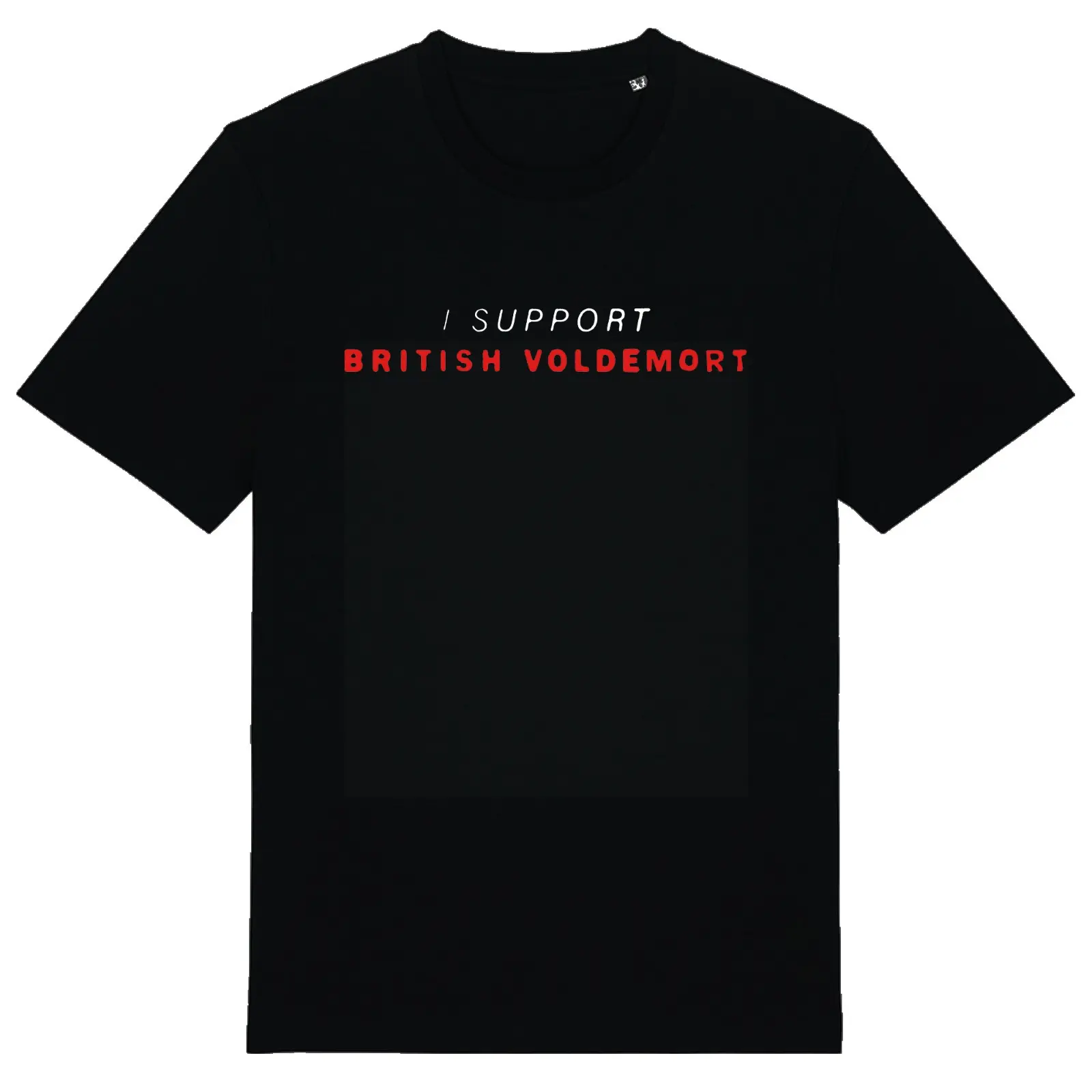 Women's British Voldemort Short-Sleeve Round Neck Casual Pure Cotton T-Shirt, Unisex Top
