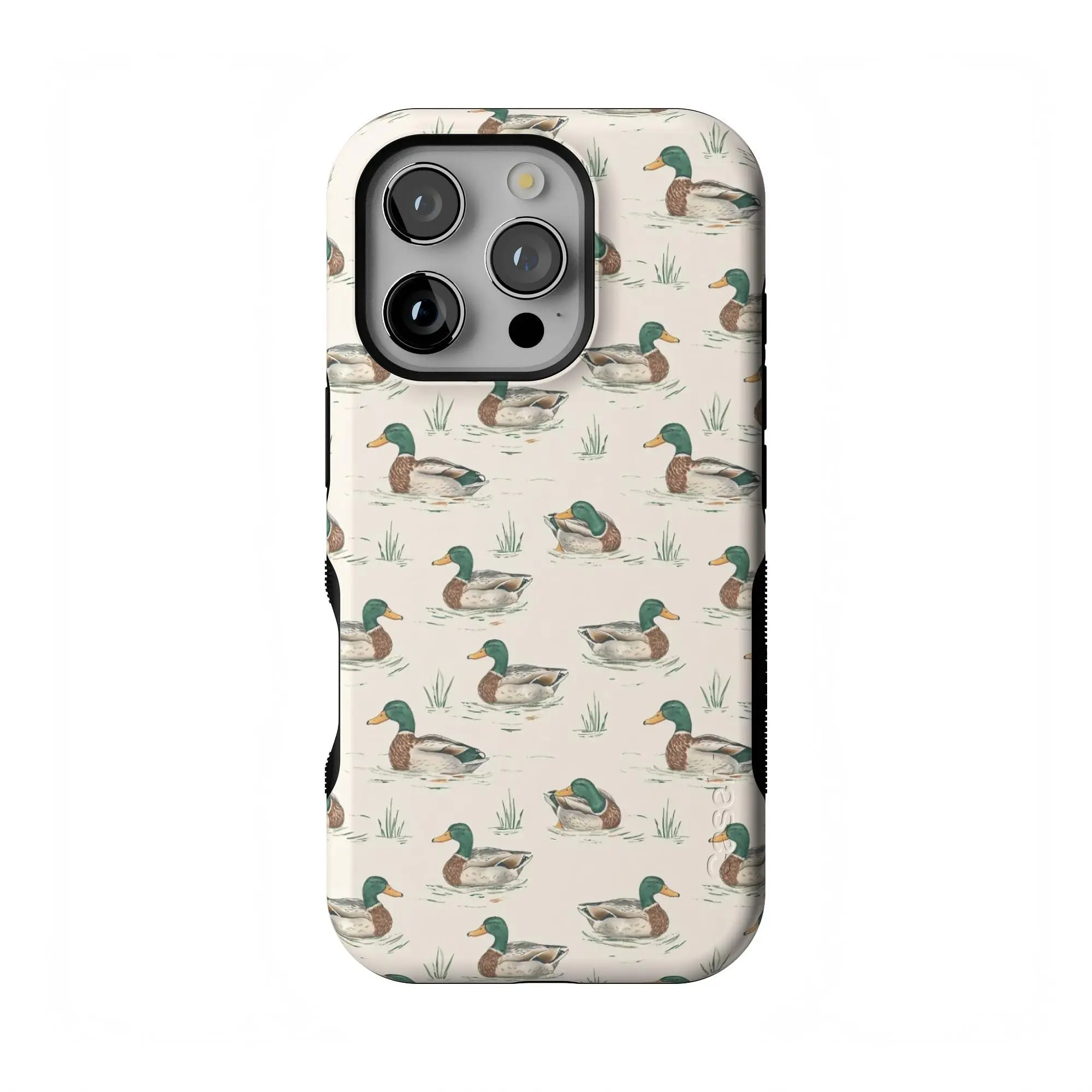 Casely iPhone 16 Pro Case | The Boyfriend Collection | Mallard & Co. | Bold Protective Design | Compatible with MagSafe