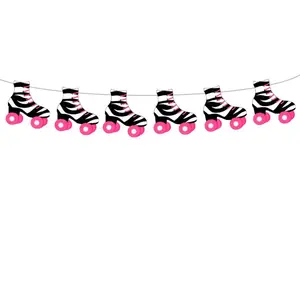 Roller Skate Garland, Roller Skate Banner, Roller Skate Party Banner, Roller Skate Decorations, Roller Skate Party Sign