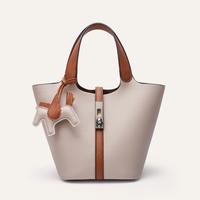 Apricot beige with reddish brown