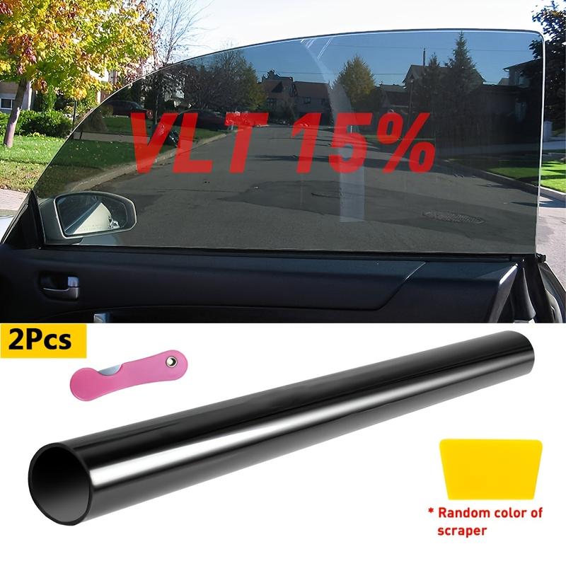 [Window Tint Film] 3M Uncut Roll Window Tint Film | 1pc Black 70% 5% 20% VLT For Car Front Rear Windshields Windows Sunroof Transmittance headlight home office glass privacy protection