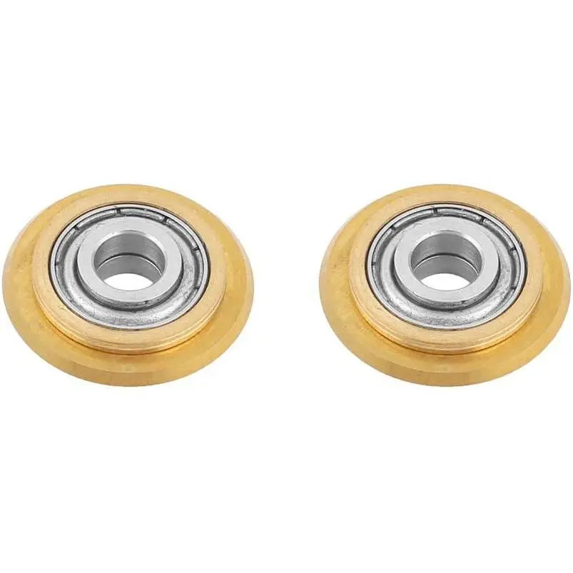 Titanium Coating Tungsten Carbide Tile/Glass  Wheel Replacement 2 count