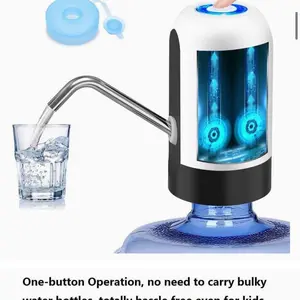 5 Gallon Water Bottle Dispenser USB Charging Pump with Automatic Switch