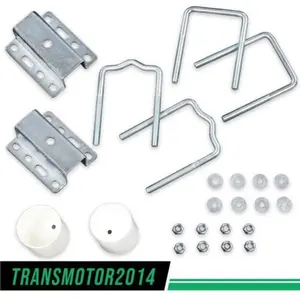 CROSSDESIGN UNIVERSAL GUIDE POLE AND POST MOUNTING U BOLT KIT BOAT TRAILER GALVANIZED