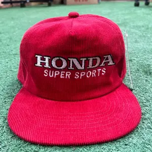 New Corduroy Embroidered SnapBack Hat