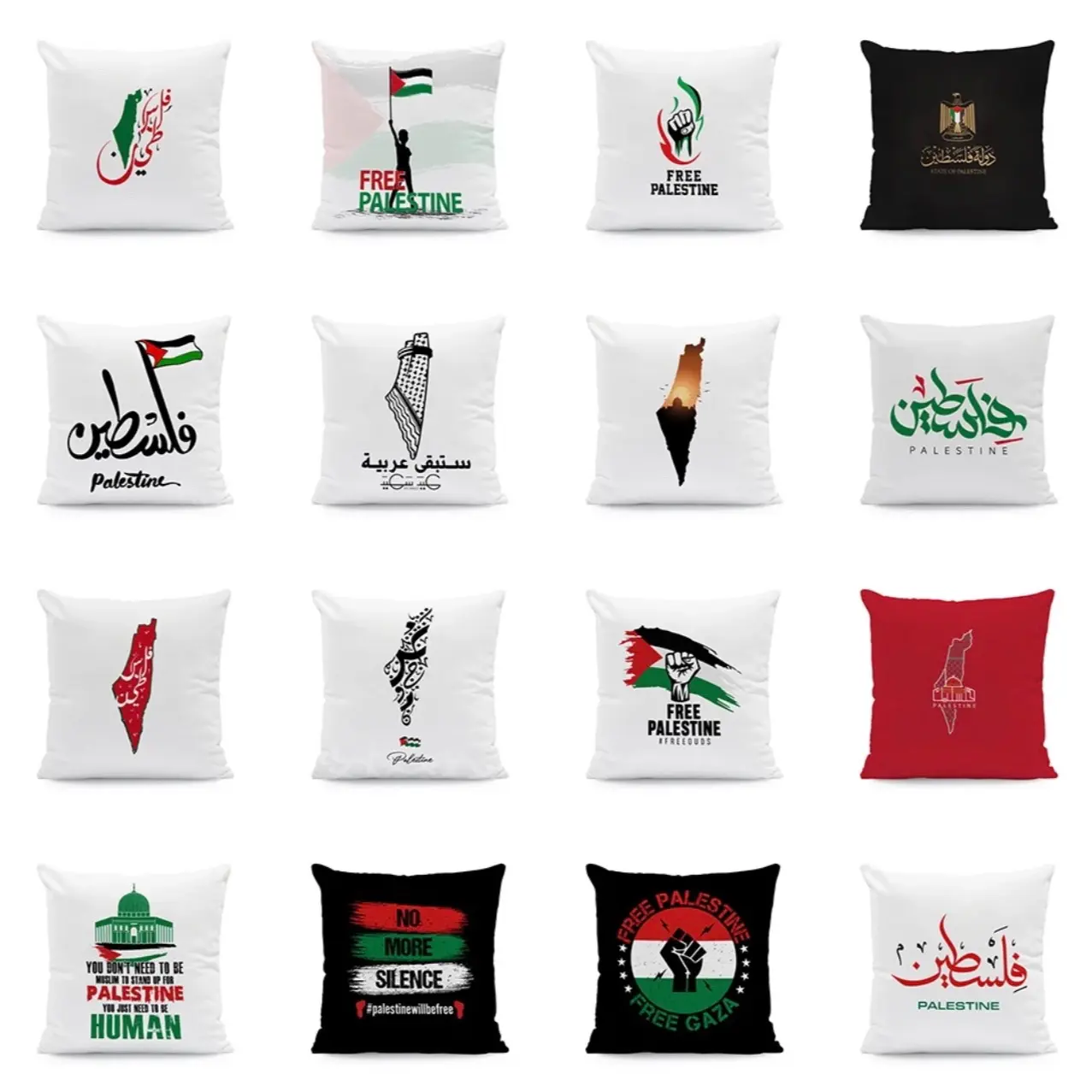 Free Palestine pillow