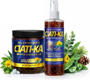 CIATI-KA Extra Fuerte Massage Duo – Arnica & Aloe Vera Cooling Gel 4.23 oz + Menthol Botanical Massage Oil 8 fl oz – Perfect Massage Combo for Targeted Comfort – 100% Natural