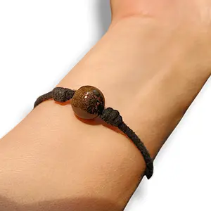 Orgonite Bracelet with Shungite and Black Tourmaline for EMF Shielding Vintage Gemstone