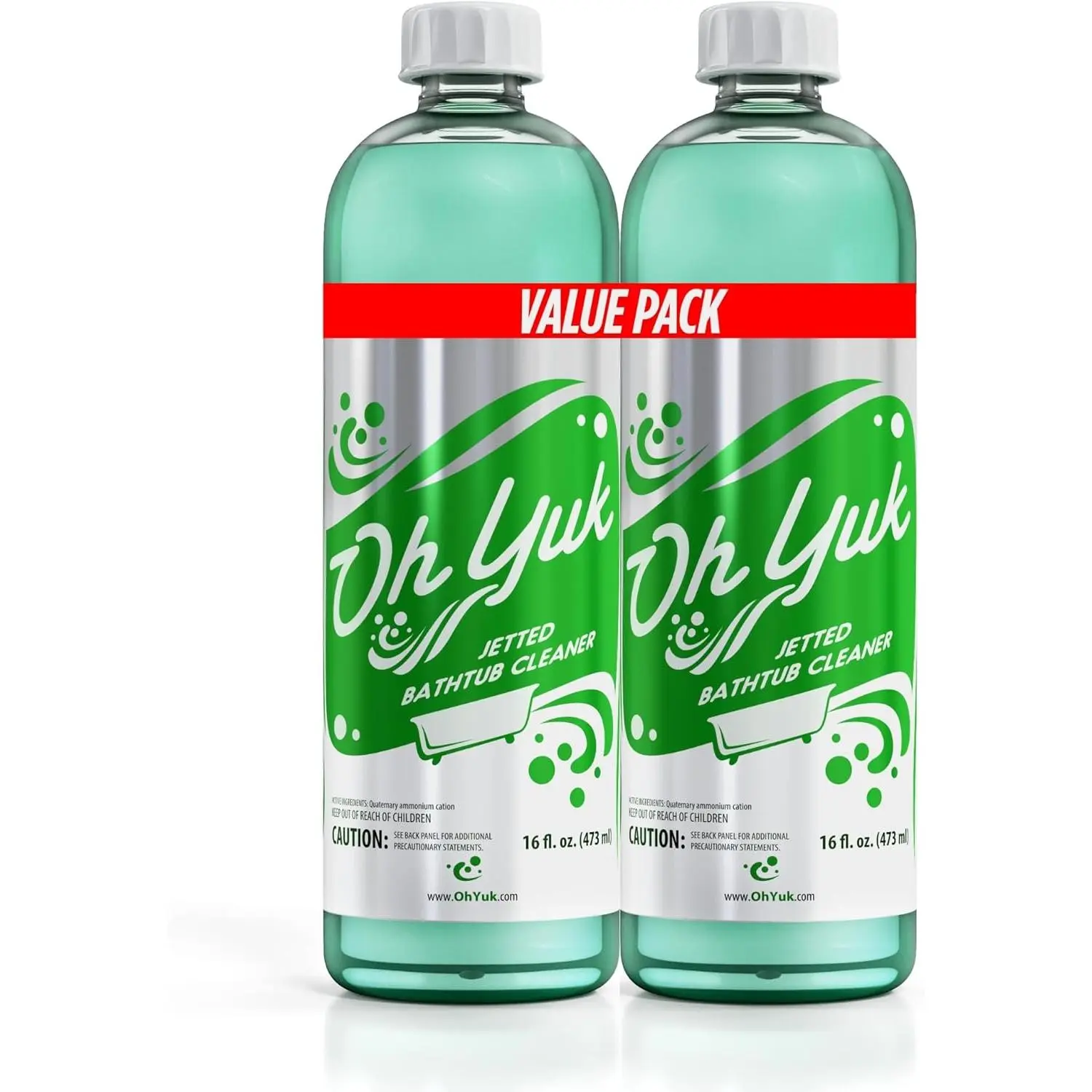 Jetted Bathtub Cleaner for Jet Tubs, Whirlpools, The  Effective Jetted Tub Cleaner, Septic Safe | Two 16 Ounce Bottles!