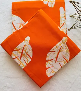 Leaf Patterns on a White Background