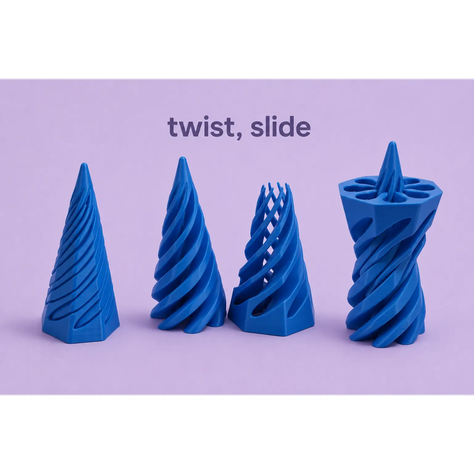 Spiral Fidget Cone