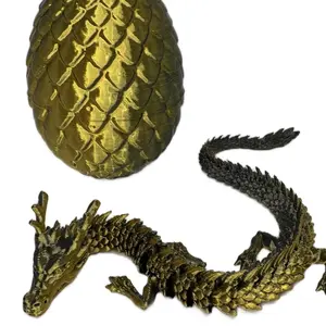 3D Fridget Dragon with Egg - Decorative dragon Design for Home Decoration Set Artistic