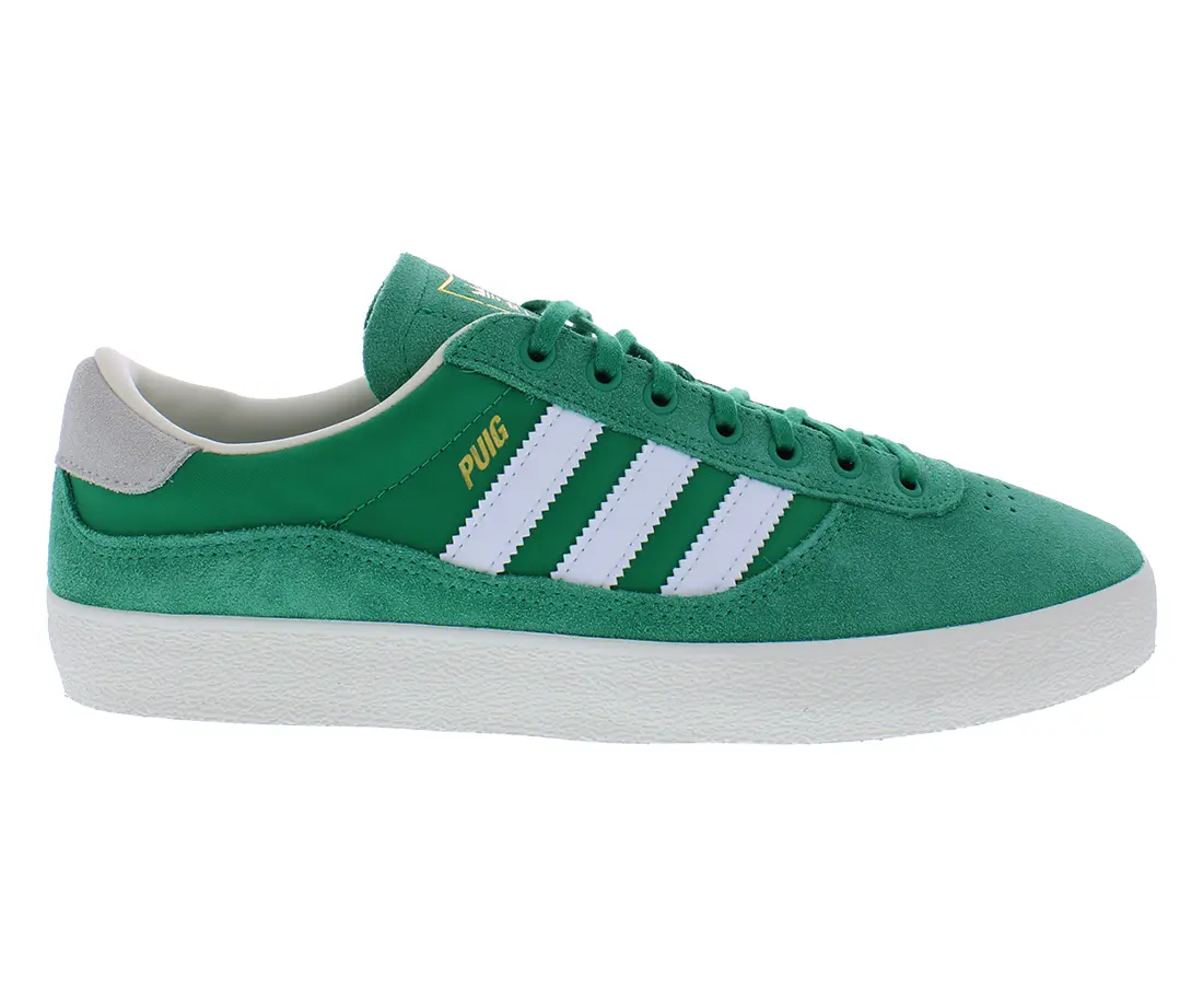 Adidas Puig Men's Indoor Court Shoes - Court Green/Footwear White/Chalk White Sports Footwear
