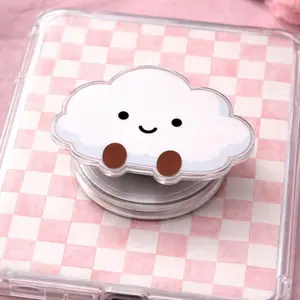 Kawaii Cloud Magnetic Phone Grip | Pastel Kindle Accessory