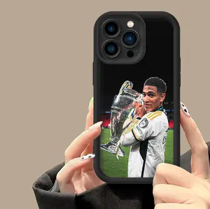 Bellingham Phone Casing For iPhone 17 16 15 14 13 12 11 X Pro Plus Max Samsung S26 S25 24 23 22 A33 A34 A35 A36 A52 A53 A54 ULTRA Soft Silicone Shockproof Anti Drop Protective Football Phone Cases Shell, Accessories, Smartphone, Protection, Customized, Ip
