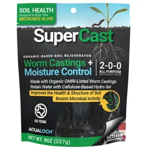 SuperCast Organic-Based Soil Rejuvenator - Premium Growth Stimulant houseplant fertilizer plant food